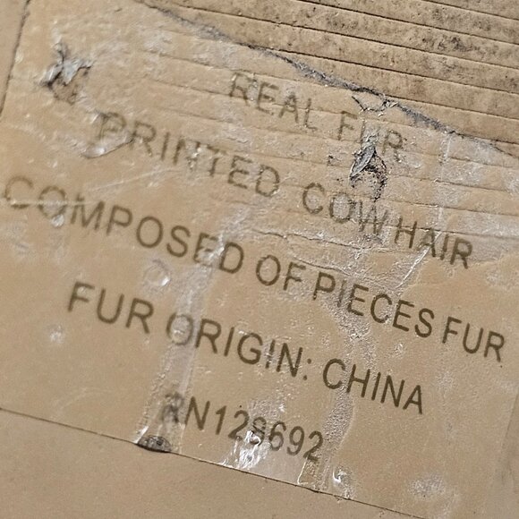 Cow Hair Real Fur Steve Madden Womens Cheetah Leopard Slip On Shoes SMILE 7.5 - Picture 9 of 16